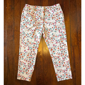 Calvin Klein Flowery Crop Pants - Size 12